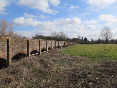 Maud Heath's Causeway near Chippenham, Wiltshire