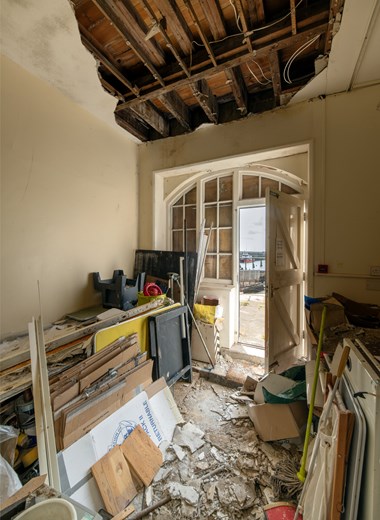 Inside the Harbour Clock House, Ramsgate