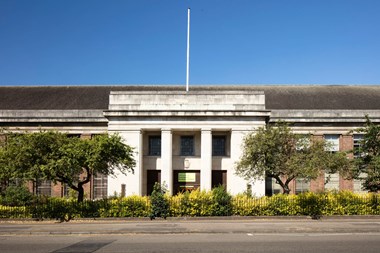 The Howitt Building, Lenton, former headquarters of the Raleigh cycle company.