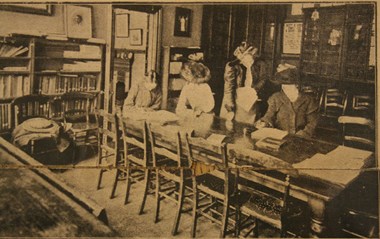 Committee Room at Club Union Buildings, 1905. © & source TUCLIB.