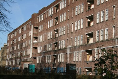 Buccleuch House built by Hackney Council, 1951. © Cheryl Law (2010). Source Historic England.NMR