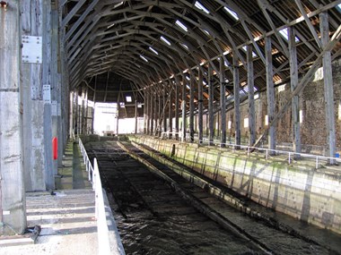 No. 1 Slip at Devonport Dockyard, constructed in 1774-5