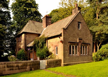 Hoghton Tower, lodge on the drive up to the house