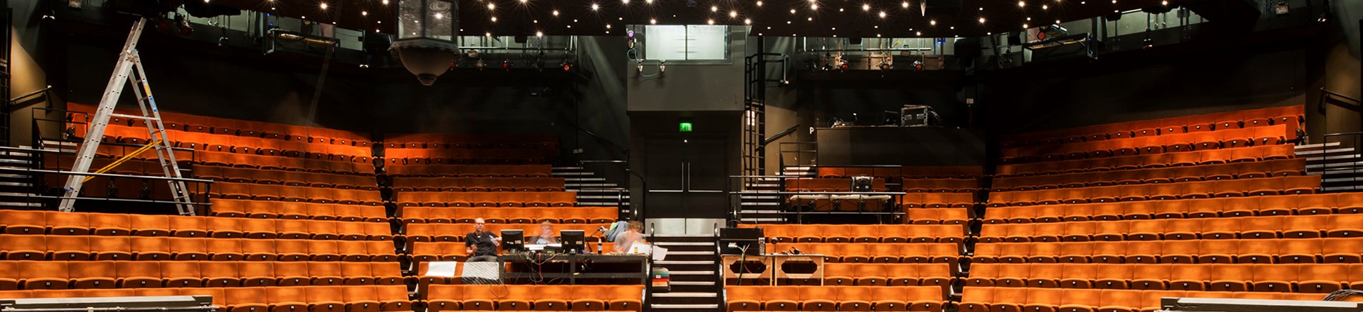 Interior of the Crucible Theature's auditorium.