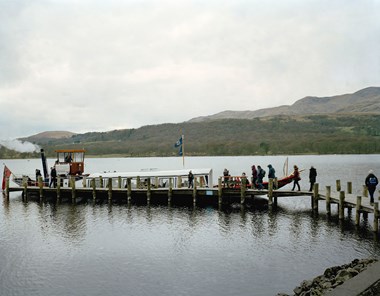 Victorian Steam Gondola at Brantwood Pier, John Ruskin's House, Brantwood Estate, Cumbria © Historic England