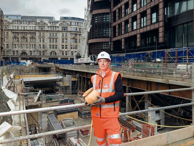 Jay Carver, Liverpool Street Crossrail Site