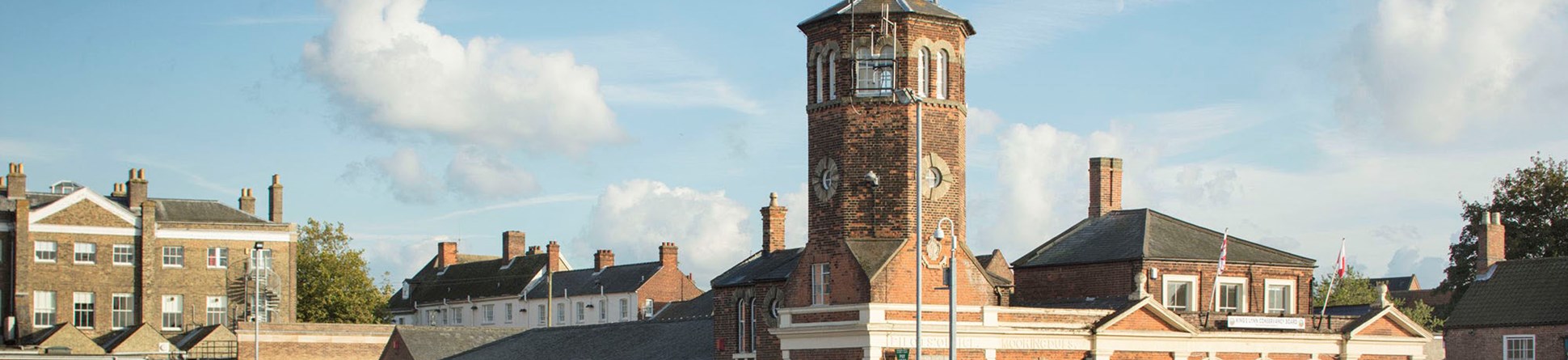 The block of buildings on the Common Staithe