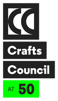 Crafts Council at 50 logo